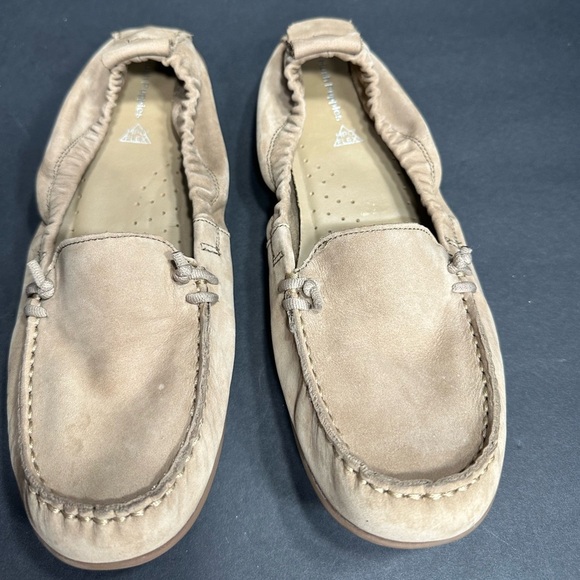 HUSS PUPPIES Men's Tan Loafers size 11 pre owned good condition. - Picture 1 of 6
